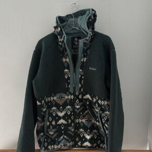 Columbia Dark Green Sherpa Jacket
